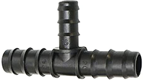 bzcemind 2 stücke T-Form 1bis 3/4 bis 1/2 Gartenschlauch T-Stecker Reduzierer Wasserteiler Wasserstecker für 25mm/20mm/16mm Schlauch,20mm to 16mm