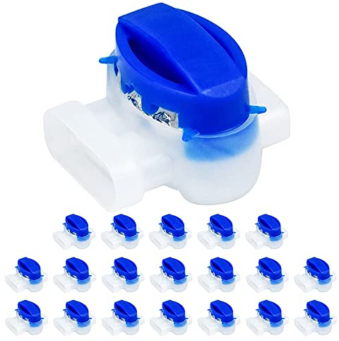 VOANZO 20 Pezzi connettore Filo Tosaerba connettore Filo Impermeabile per Applicazioni di irrigazione Robot Tosaerba Riparazione Filo perimetrale