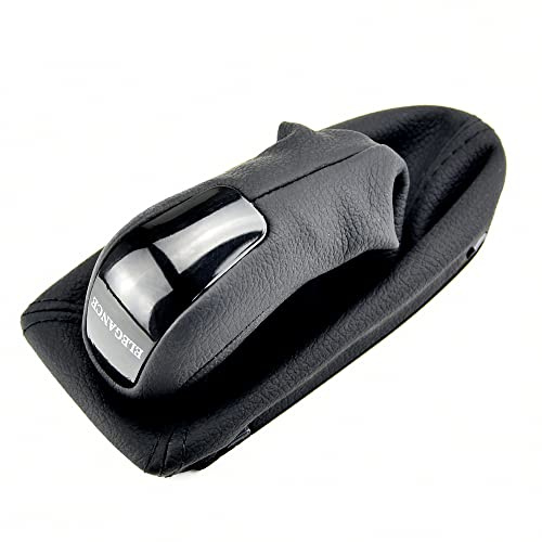 MKptopia Compatible con Be-nz W211 Pomo de la palanca de cambio automático Palanca de cambio de cuero polaina Bota Funda Accesorios de estilo de coches-ELEGANCE