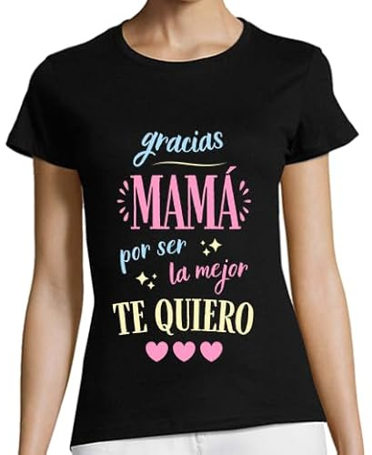 latostadora Camisetas Regalo Mujer Dia De La Madre - Regalo Navidad Madre Mama - Camiseta Regalo Mama Abuela - Camisetas Dia De La Madre Regalos Originales - Camiseta Manga Corta Mujer