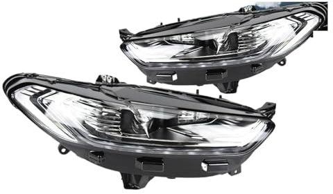 SYLTER Cubierta Lámpara Faro De Estilo De Coche para Ford para Fusion para Mondeo H7 D2H 2013-2016 Linterna LED para Cabeza Hid Señal Dinámica Bi Xenon Haz LED Cubiertas Faros(Led Projector Lens)
