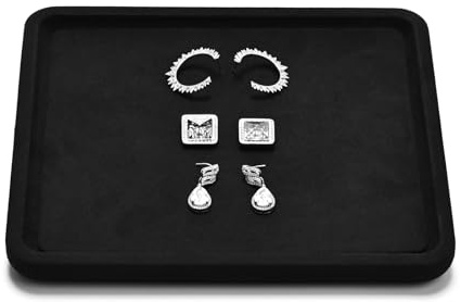 Papten Schmuckaufbewahrung Schmuck-Organizer Schmucktablett Stapelbar