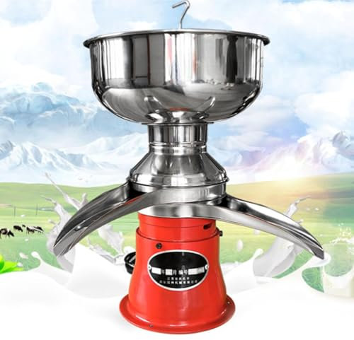 Oiyekntd Séparateur de crème de Lait Frais électrique Centrifugeuse Fromagerie Séparateur Séparateur de Lait de chèvre Séparateur de crème de Beurre Milkshake pour Ferme laitière et convertisseur