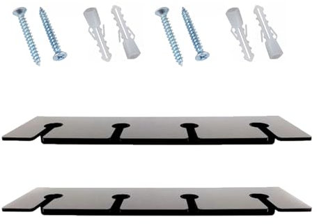 Jiqoe Wine Glass Rack Wall Mounted Rack Glassware Holder Rack Hangings Holder For Cabinet Kitchen Decors