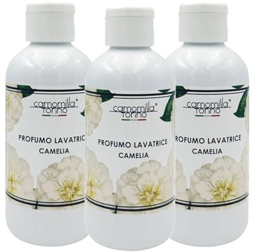 Camomilla Torino Profumo Concentrato Per Lavatrice Varie Fragranze 250 Ml (3 Unità, Camelia)