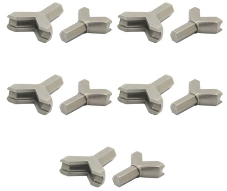 10 x Y-förmiger Haken-Installateur und Entferner, Power-Flügelmutter-Schraubendreher-Set, Schraubenbohrer-Bithalter