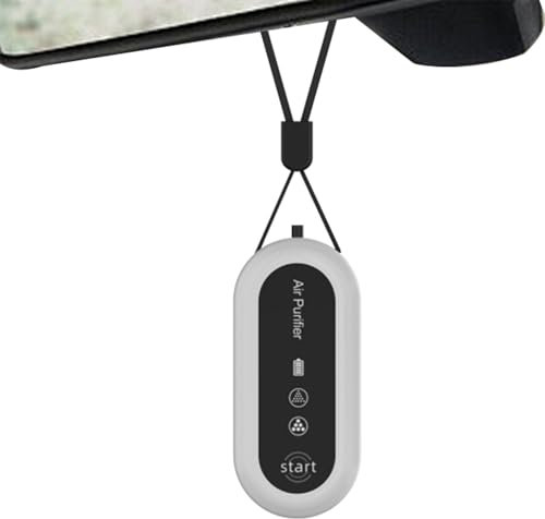 Purificador de aire portátil: el filtro HEPA verdadero inalámbrico limpia el aire y elimina el 99.97% de polvo, olores y alérgenos cercanos a usted: automóviles, escuela y oficina