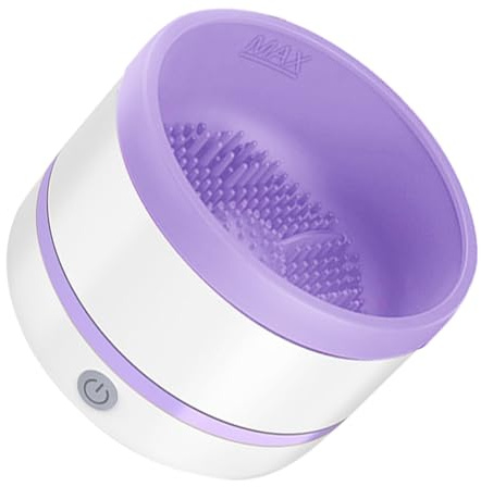 Automatic Makeup Brush Cleaner Machine | Foundation and Sponge Cleaner – Refillable Tool for Foundation Brushes Concealer Eyeshadow Blusher