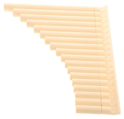 GALPADA 18 Pipes Pan Flute Education Panpipe for Beginners and Boys and Girls Use with Comfortable Grip Lightweight Abs Plastic Design Graduation Musical Instrument Presents