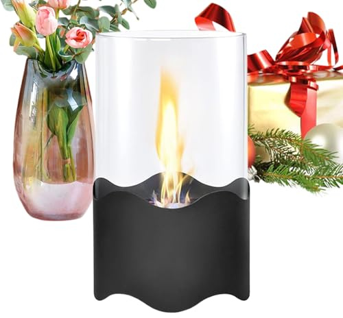 SVCEQZE Kamin | Alkohol Blüten Lampe - Dekorativer Moderner Tischkamin - Für Büro Schlafzimmer Wohnzimmer Tisch Küche Kaminmantel Bar Wohnung Meditation Party Tee