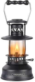 Fire-Maple Vintage Kerosene Lantern Retro Camping Light 400ML Capacity Portable Outdoor Oil Lamp for Bushcraft Garden & Emergency (Kerosene Not Included)