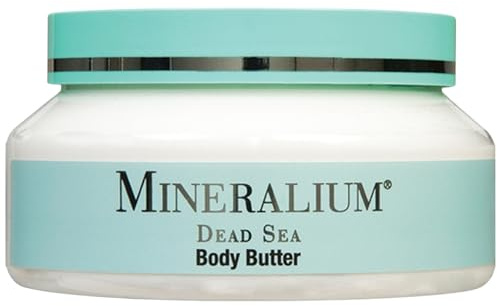 Mineralium - Beurre Corporel Hydratant au Beurre de Karité pour Tous Types de Peaux - Nourrit, Adoucit et Régénère - Enrichi en Huile d'Argan et Vitamine E - Sans Sulfates ni Parabènes - 350ml