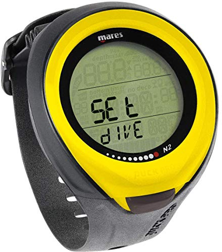 Mares Erwachsene Dive Computer Puck Pro Color Tauchcomputer, Gelb, BX