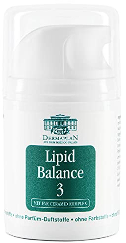 DERMAPLAN Lipid Balance 3, reichhaltige Intensivcreme, 42% Lipide, 50 ml | Nachtcreme für sehr trockene, raue Haut, mit Vitamin E und Betaglucan, Basispflege bei Neurodermitis und Psoriasis, vegan