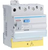 HAGER - Interrupteur différentiel 3P+N 40A 300mA type AC à bornes décalées- CFC840F