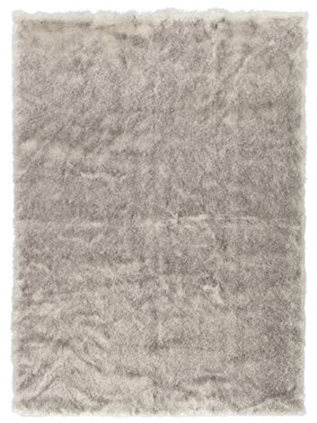 Mint Rugs Superior Tapis de Salon à Poils Longs en Fourrure synthétique Douce et Moelleuse - Design Flokati - pour Chambre d'enfant, Chambre à Coucher, Cuisine, Couloir - Naturel - Dipdye - 120 x 170