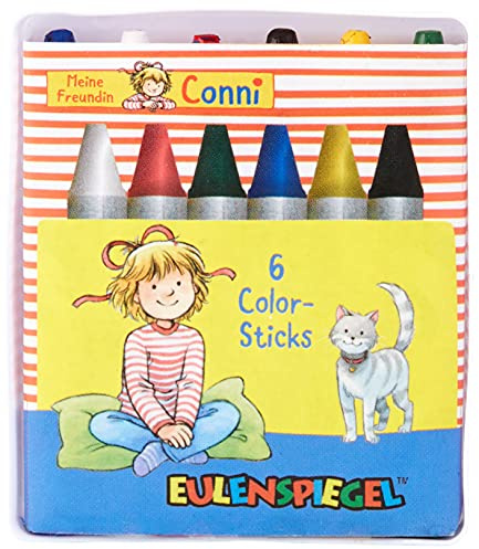 EULENSPIEGEL Color Sticks Conni 6 Stück Kunststiffetui