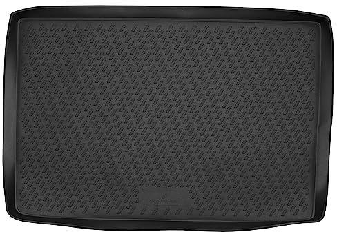 WALSER XTR Kofferraumwanne für Opel Meriva B 2010 bis Facelift 2014, 100% passgenaue Antirutschmatte Auto, Gummimatte Auto, Kofferraum Schutzmatte, Anti Rutsch Matte Gummi, Auto Gummimatten