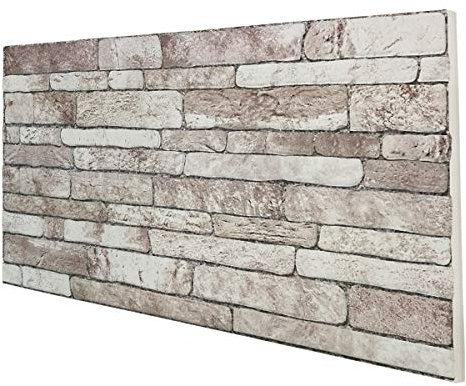 Pannello Finta Pietra Ricostruita in Polistirolo Misura 100 cm X 50 cm Spessore 2 cm - Rivestimento parete per esterno e interno
