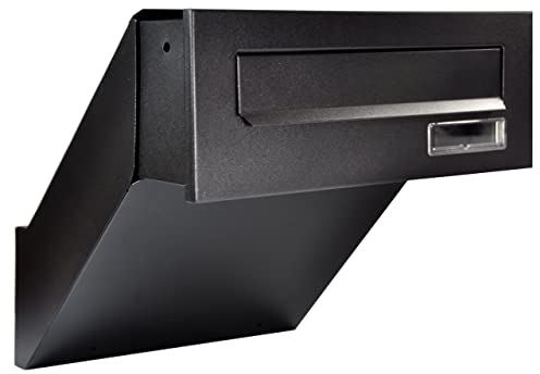 Cassetta delle lettere ad incasso, colore nero opaco