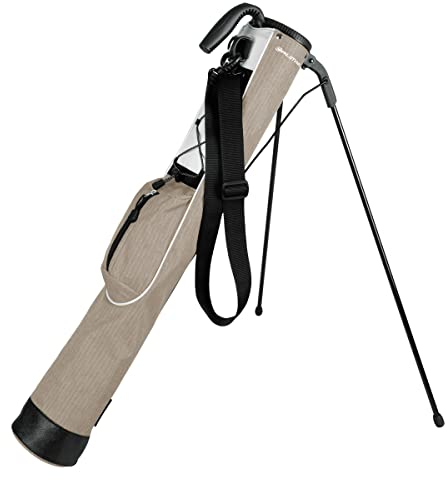 Orlimar Pitch 'n Putt Leichte Golftasche mit Ständer, für Damen und Herren, kariert, Braun (Poly Mocha Brown)