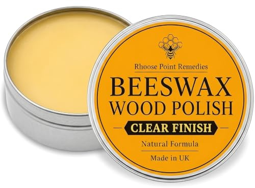 Beeswax Polish for Wood & Furniture, Natural Food Safe Wax - 200ml