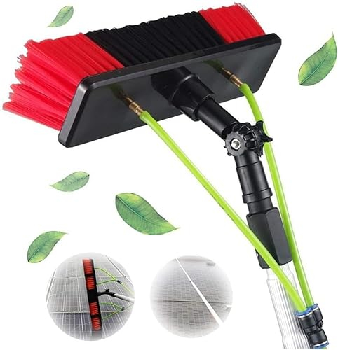 CFDZCP Teleskopstange Fensterreinigung 5-10 M Wassergespeistes Stangen-Set, Fensterreinigungsbürste, Wohnwagen, LKW, Wohnmobile Und Busse. Autowaschset. for Photovoltaik Und Solarmodule (Size : 10 M)