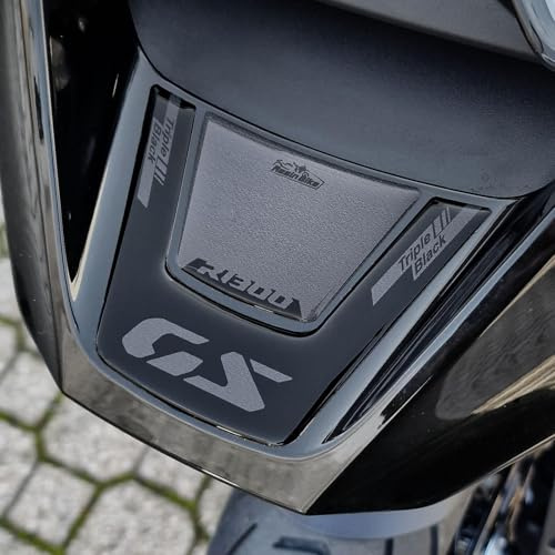 Resin Bike Motorcycle 3D Stickers Compatible With BMW R 1300 GS Triple Black 2023-2026. Bike Protection Front Tip From Bumps And Scratches. Sticker 3D Resin Gadget Moto