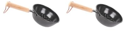 Lot de 2 paniers à charbon de bois, briquet, gril, outil de barbecue, fond creux, anti-brûlure, durable, accessoires de pique-nique d'extérieur multifonctionnels