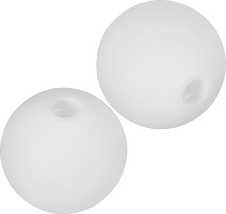 DOITOOL 2pièces Abat-jour Rond Blanc Laiteux Lot Pour Lampes De Plafond Suspensions Et Lampes De Table Caches De Rechange Pour Luminaires