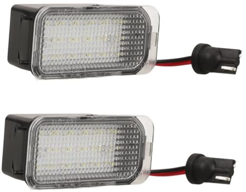 Sosoport 2pcs Led License Plate Lights Replacement Car License Plate Light for Pickup Truck and Rv for Car Replacement