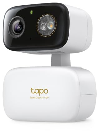 Tapo 3K panorama/lutande övervakningskamera för inomhus/utomhus, C236