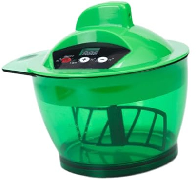 Générique Bol Mélangeur électrique pour Coloration Capillaire, Accessoire Portable pour Coiffeurs, avec Câble USB et Mélangeur Automatique, Vert