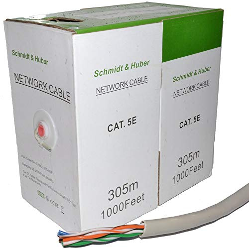Gembird UPC-5004E-SOL - Cable de Red UTP CAT5E, 305m, Color Gris