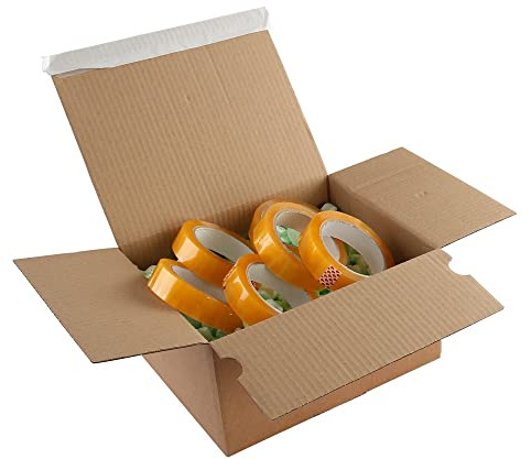 Blake Blake Purely Packaging Versandschachtel, Haftklebung mit Abziehstreifen, manipulationssicher