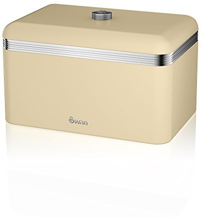 Swan Products Retro Bread Bin, Cream by Swan Products