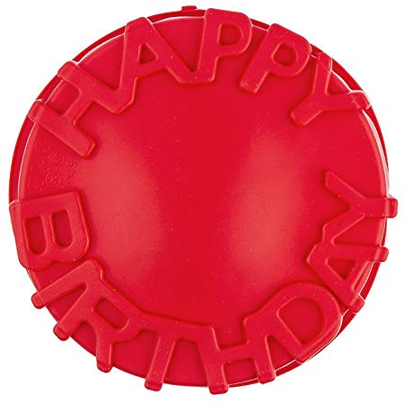Ideen mit Herz Silikonform, Happy Birthday, Ø 20cm, 5cm hoch