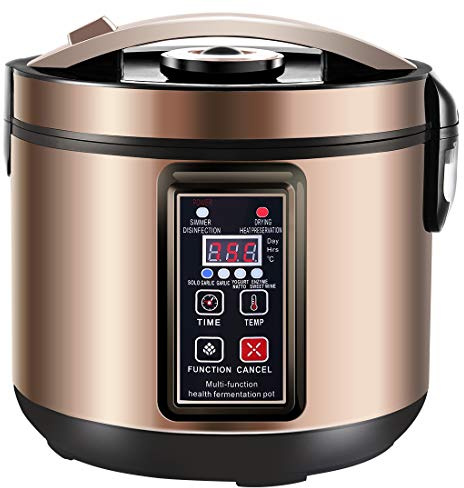 MLGB 6L Yogurtera, Fermentador de Ajo Negro, máquina Kimchi, Creador Automático Completo de Vino de Arroz Dulce, Elaborador Natto