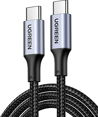 UGREEN 100W USB C-kabel PD 3.0, PPS Ladekabel kompatibel med iPhone 15 Pro Max MacBook Pro/Air iPad Pro Galaxy S25.(2m)
