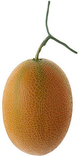 Tubayia naturtrogen konstgjord frukt frukt modell konstfrukt plast dekoroobst fotografi rekvisita (kantaloupe gul)