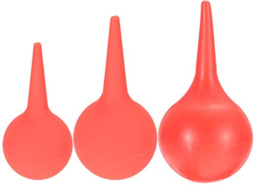HEALLILY 3 StüCk Reiniger Mini Ohrenspritze OhrenspüLung LuftgebläSe Gummi Blasebalg FüR Ohrenreinigung Und Staub Entfernung Von Kamera Und Computer
