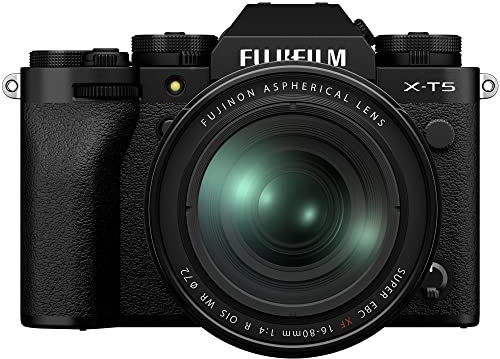 Fujifilm X-T5 Mirrorless Digital Camera XF16-80mm Lens Kit - Black