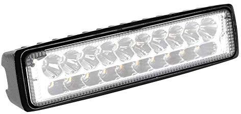 Tbest Lampada per Moto 60W 20 LED Barra Luminosa da Lavoro per Motocicletta per Auto Barra Fari di Guida a Doppio Colore