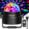 YAZEKY Luces Discoteca Para Casa, Sonido Activado con Mando a Distancia, Bola de Discoteca 7 RGB Colorear 3 Modos, Luz Discoteca, Luces Fiesta Para Casa, KTV, DJ, Fiesta, Bar((1Pieza)