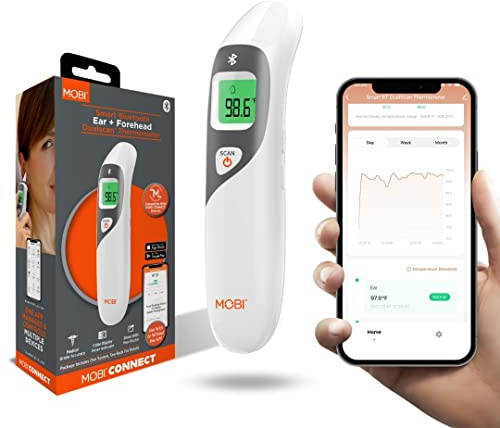 MOBI Connect Ear and Forehead Thermometer