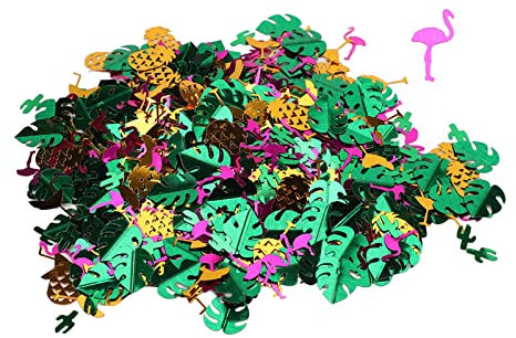 Paquete de 5 Confeti de 150 G, Confeti de Lentejuelas con Purpurina para Fiesta de Flamenco, Confeti Decorativo de Papel de Mesa para Boda, Coctelera para Graduación, Aniversario, Celebraciones, Sumin