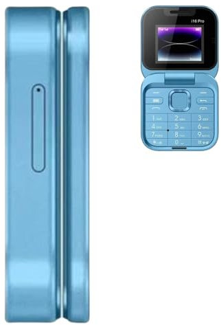 Pequeño Teléfono Plegable - Teléfono Móvil para Personas Mayores, Teléfono Móvil Plegable | 2024 Nuevo modelo de teléfono con Magic Voice Lista negra Vibración de marcación rápida, teléfono plegable