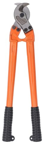 Coupe-câble 150 mm² 18 Pouces Pince Coupante de Fil D'acier électrique Industriel Outil à Main à Haute Teneur en Carbone avec Long Manche, Durci pour Câbles en Aluminium, Cuivre