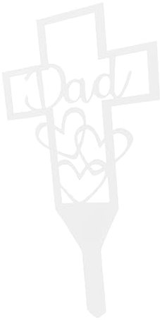 BESPORTBLE Décorations De Cimetière Ornements pour Papa Ornements De Cimetière Décorations De Jardin