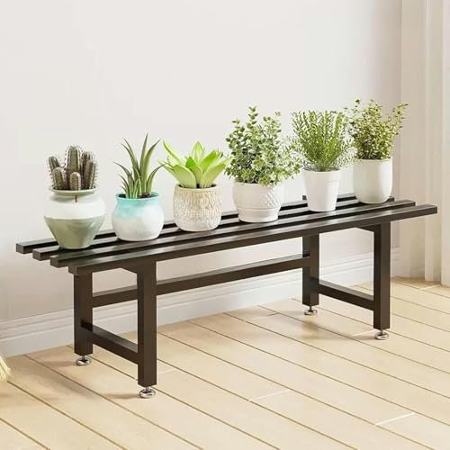 Support de plantes en métal, étagère d'angle, support de pot de fleurs style escalier, support de présentation de plantes intérieur/extérieur, cadeau parfait pour les amateurs de plantes